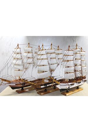 Ahşap Yelken Gemi Model 3