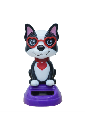 Güneş Enerjili Solar Sallanan Gözlüklü Kedi