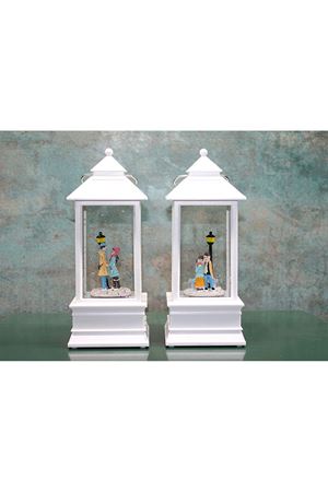 Kış Masalı Tasarımı Işıklı Müzikli Kar Küresi