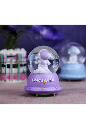 Küçük Astronot Işıklı Kar Küresi