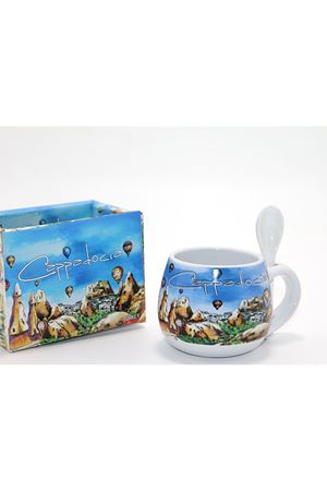 Kaşıklı Yöresel Kahve Fincanı Tekli Model 2