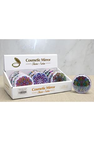 Mandala Desenli Hareketli Sulu El Aynası - Model 5