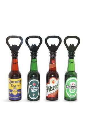 Mini İçecek Şişesi Tasarımlı Magnetli Şişe Açacağı - Model 1