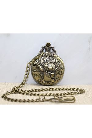 Stitch Tasarımlı Köstekli Saat