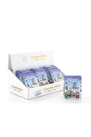 Taşlı İstanbul Tasarımı El Aynası İnce Model 6