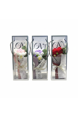 Tekli El Örgüsü Gül Buketi