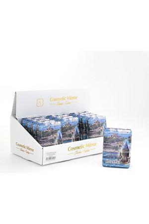 Taşlı İstanbul Tasarımı El Aynası Kalın Model 12