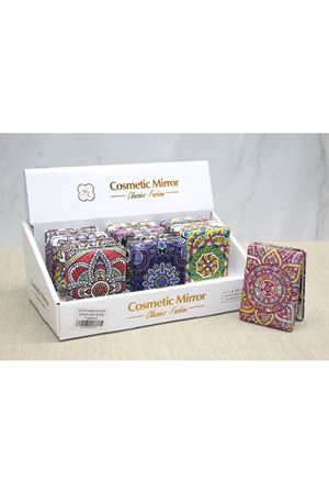 Taşlı El Aynası Dikdörtgen Kalın Model 1