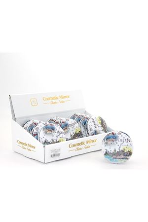 Taşlı İstanbul Tasarımı El Aynası Kalın Model 4