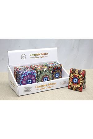 Taşlı El Aynası Dikdörtgen Kalın Model 2