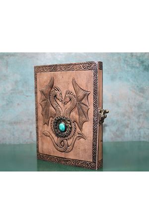 Taşlı Deri Defter Model 8