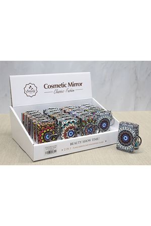 Taşlı El Aynası Anahtarlık Model 1