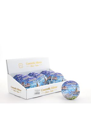 Taşlı İstanbul Tasarımı El Aynası Kalın Model 9