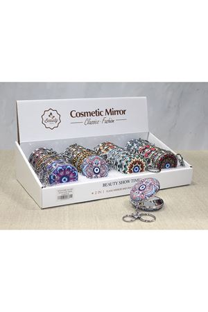 Taşlı El Aynası Anahtarlık Model 2