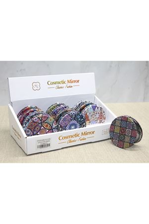 Taşlı El Aynası Yuvarlak İnce Model 1