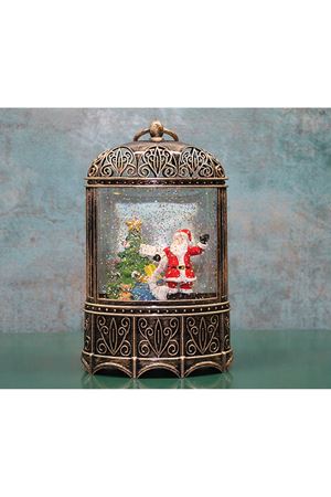 Yılbaşı Temalı Işıklı Müzikli Kar Küresi Model 4