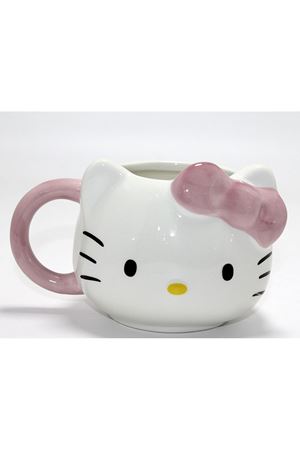3D Hello Kitty Tasarımı Porselen Kupa Bardak