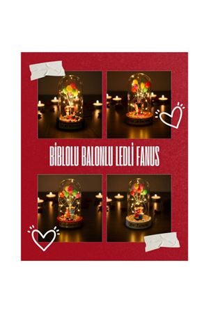 Biblolu Balonlu Ledli Fanus