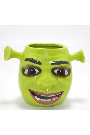 3D Shrek Tasarımı Porselen Kupa Bardak