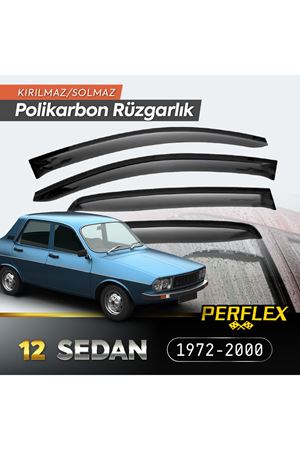 Renault 12 Sedan 1972-2000 Cam Rüzgarlığı V2 Mugen