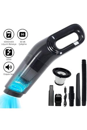 5 Başlıklı Araç Süpürgesi