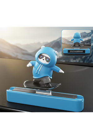 Hareketli Kaykay Figürlü Araç Numaratörü