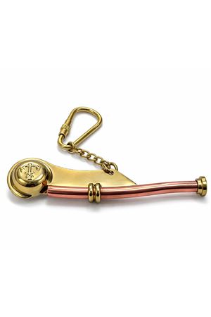 Pirinç Silistre Düdüğü Anahtarlık