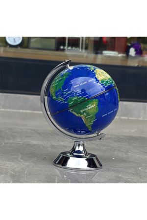 Metal Ayaklı Mavi Dünya Küresi