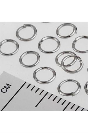 0,7*6 Metal Halka 50 Gram - Gümüş Rengi