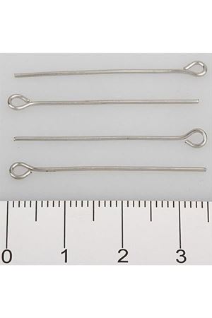 2,5 cm Halkalı Çivi 50 Gram - Gümüş Rengi