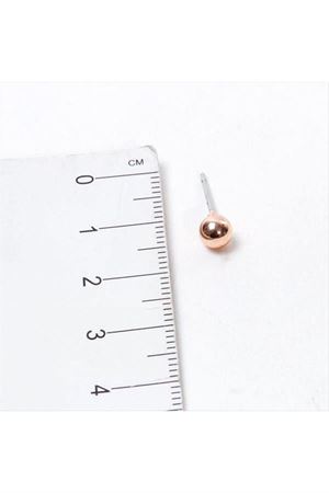 Roz Renk Metal Top Küpe 50 Gram - Roz-1