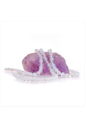 8 mm Opal Taşı (Ay Taşı) - Açık Mavi