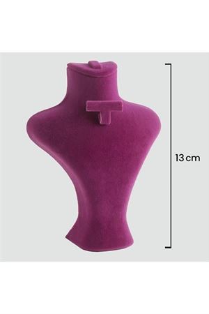 13 cm Takım Manken Anfora Kumaş - Mor