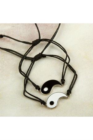 Yin Yang Şanslı Bileklik - Lacivert