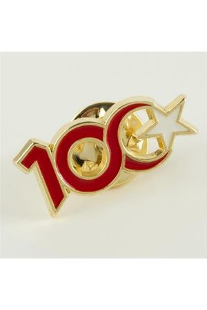 Cumhuriyetin 100. Yılına Özel Yaka Rozet - Sarı