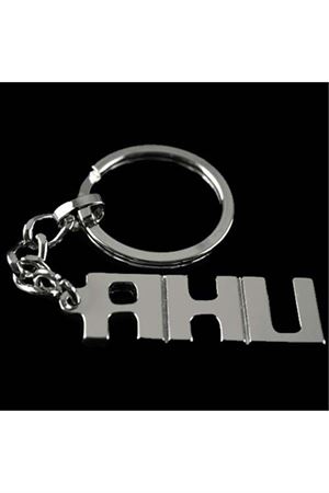 Ahu İsimli Anahtarlık - Gümüş Rengi