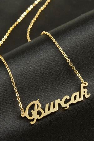 Burçak isimli kolye (Kişiye Özel) - Sarı