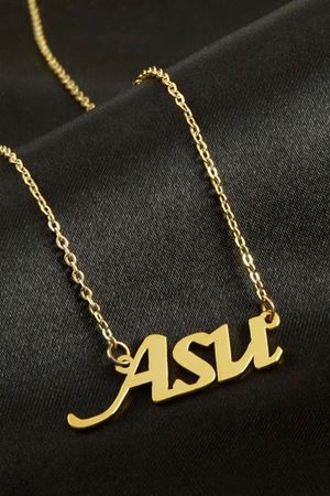Asu isimli kolye (Kişiye Özel) - Sarı