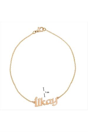 İlkay isimli kolye (Kişiye Özel) - Sarı