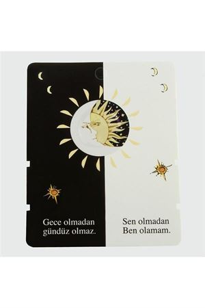 2'li Gece Gündüz Bileklik Kartı - Siyah