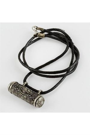 Ayet Kabı Uçlu Kolye - Siyah