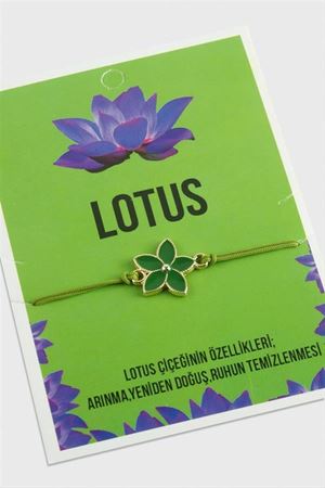 Lotus Karakteri İp Bileklik - Karışık Renk 1