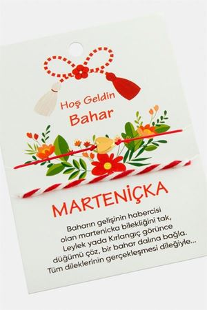 2 Adet Kalpli Marteniçka Bileklik - Kırmızı