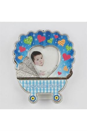 Bebek Temalı Magnet Plastik Çerçeve - Mavi