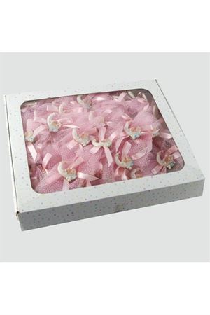 Ay Figürlü Dolap Süsü - Pembe