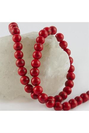 8 mm Ceyt Taşı - Kırmızı