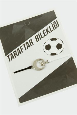 Taraftar İp Bileklik - Siyah