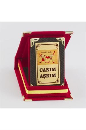 Canım Aşkım Plaketi - Kırmızı