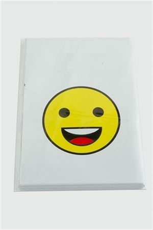 11*17 Emoji Sedef Hediyelik Poşet Paketi 100 Adet - Sarı