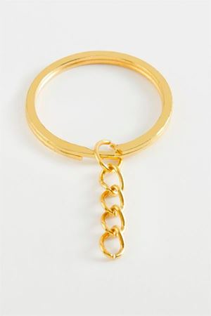 İnce Anahtarlık Aparatı 3 cm - Sarı